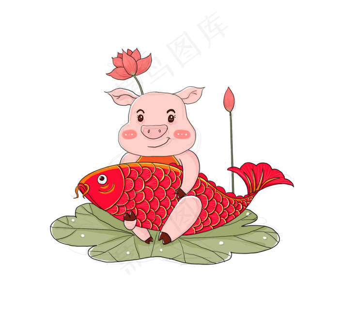 祝你年年有余恭喜发财(2092X2048(DPI:132))psd模版下载