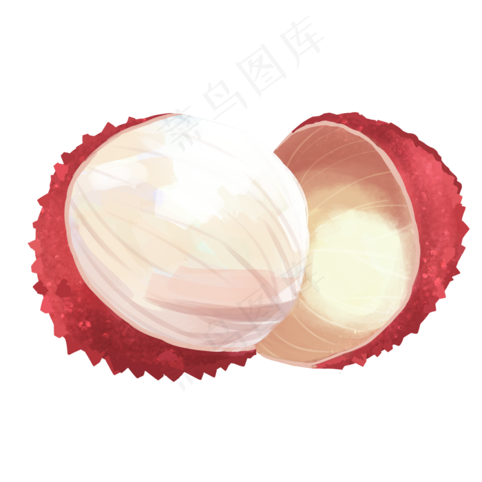 夏季红色荔枝(2000X2000(DPI:300))psd模版下载