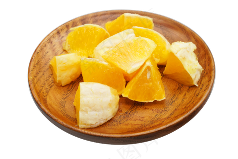 黄色切块橙子