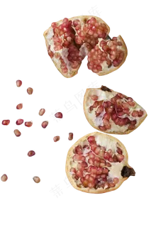 新鲜水果红宝石般翡翠的果实