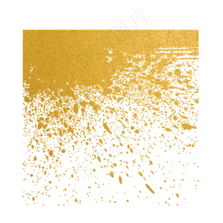 创意金色粉末漂浮素材,免抠元素