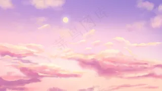云朵唯美治愈浪漫粉色