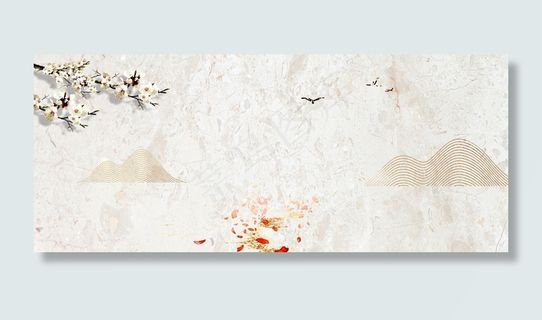 中国风黄色渐变复古父亲节banner