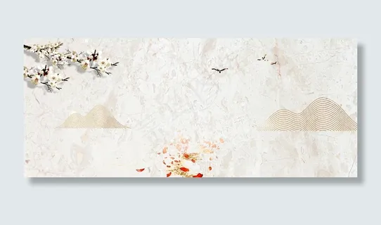 中国风黄色渐变复古父亲节banner