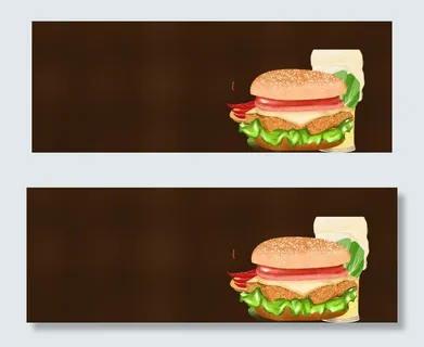 快餐汉堡包感恩节火鸡banner