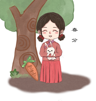 二十四节气春分免扣,免抠元素