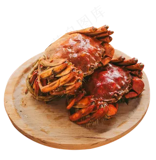 海鲜螃蟹,免抠元素