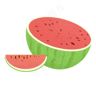 半块西瓜可商用元素