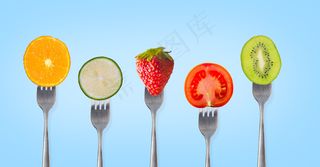 夏天清新创意水果