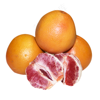 新鲜水果美味分开西柚水果高清图