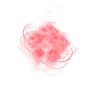 水彩美丽花型泼墨