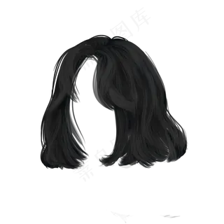 头发笔刷写实手绘