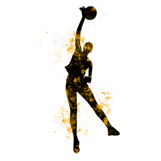 开学季排球社团招新剪影,免抠元素