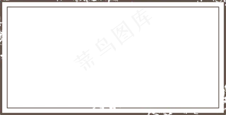 欧式复古做旧破旧边框相框,免抠元素