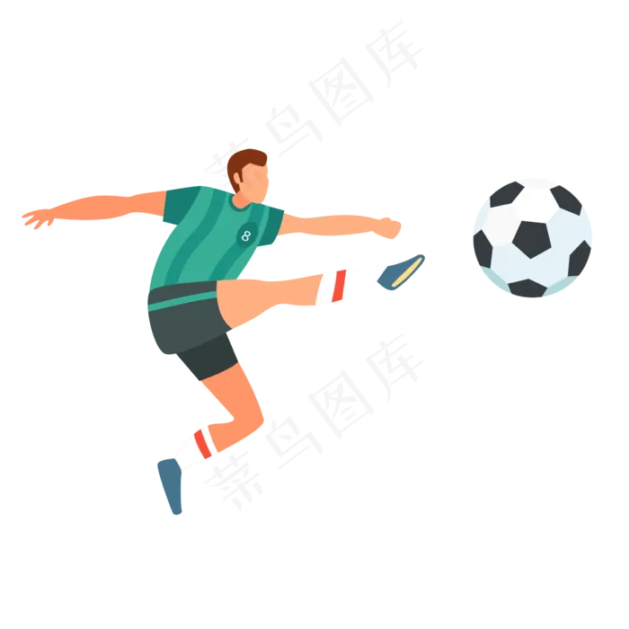 足球运动员卡通世界杯,免抠元素(2363*2363px 150 dpi )eps,ai矢量模版下载