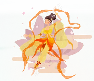 敦煌飞天仙女,免抠元素