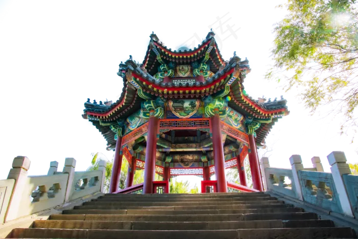 古建皇家凉亭,免抠元素(3000*2002px 300 dpi )