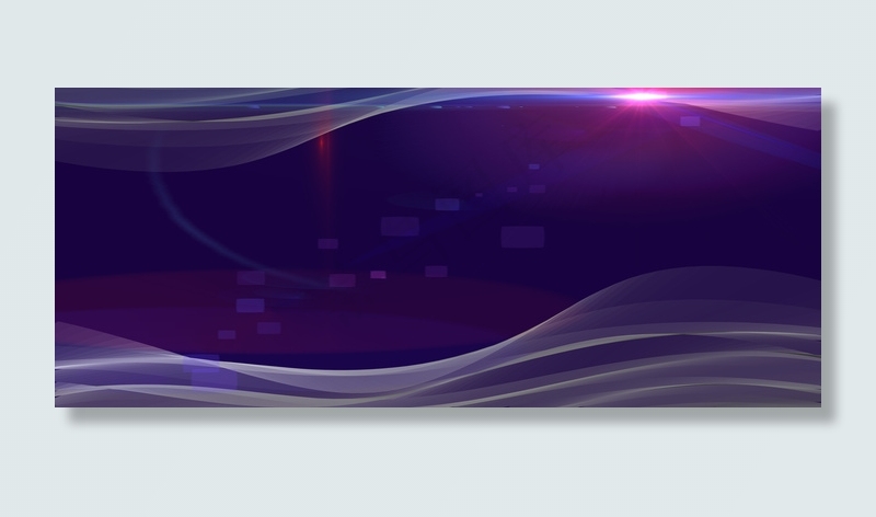 科技风简约线条光效互联网紫色背景