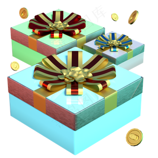 礼盒图标礼物节日,免抠元素