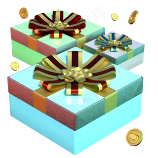 礼盒图标礼物节日,免抠元素