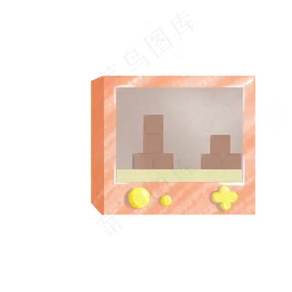 儿童节六一游戏机卡通