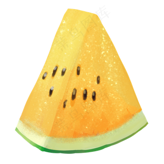黄色西瓜水果