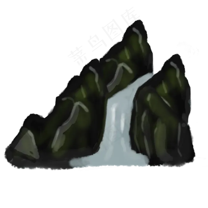 清明节山水png素材(2000X2000(DPI:300))psd模版下载