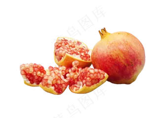 水果甜石榴,免抠元素