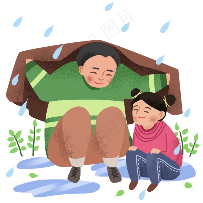 父亲节挡雨节日(3000X3000(DPI:300))psd模版下载