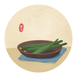 夏至二十四节气夏天黄瓜
