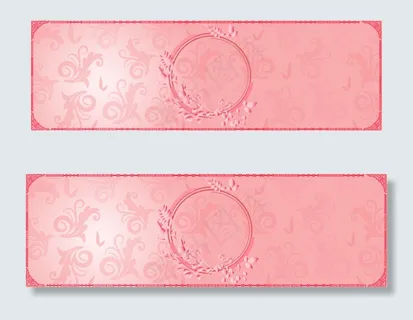 淡粉色花纹banner 淡粉色花纹banner