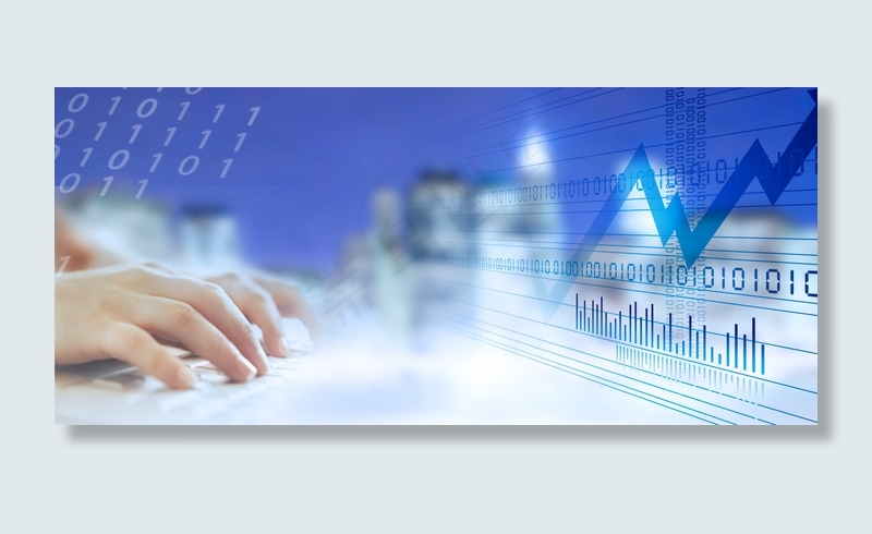 网购数据分析Banner海报背景