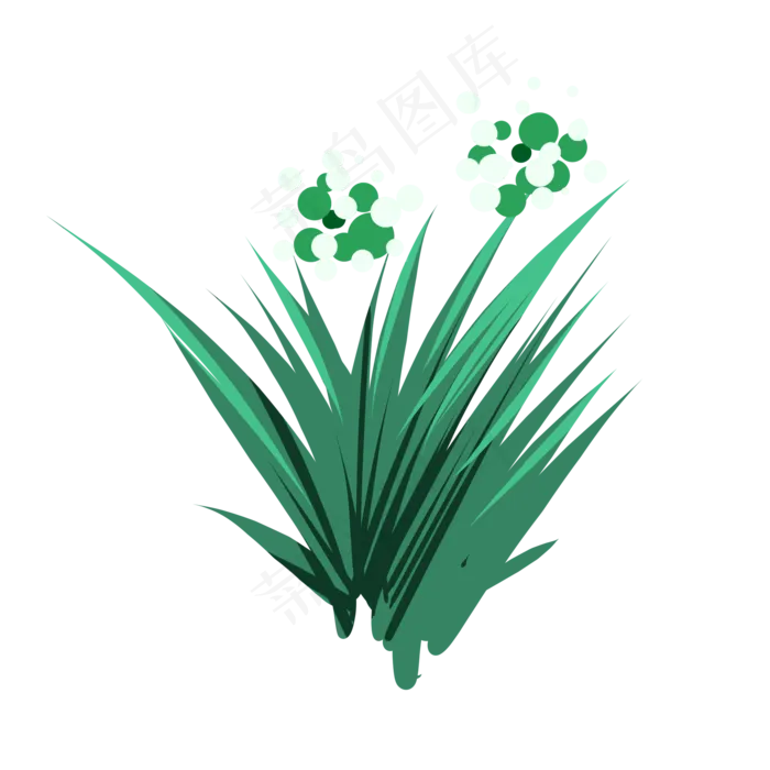 卡通植物草叶下载(2000X2000(DPI:300))psd模版下载