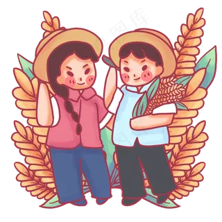 劳动节的劳动人民,免抠元素