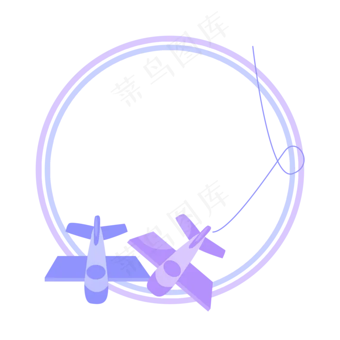 紫色儿童节边框(2000X2000(DPI:300))psd模版下载