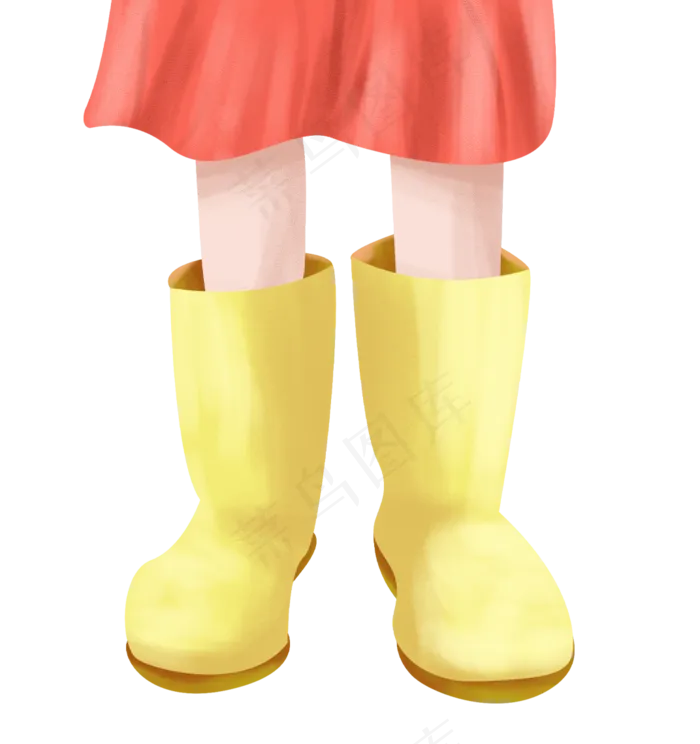 雨靴雨水雨季节日节气,免抠元素(1072X1140(DPI:300))psd模版下载