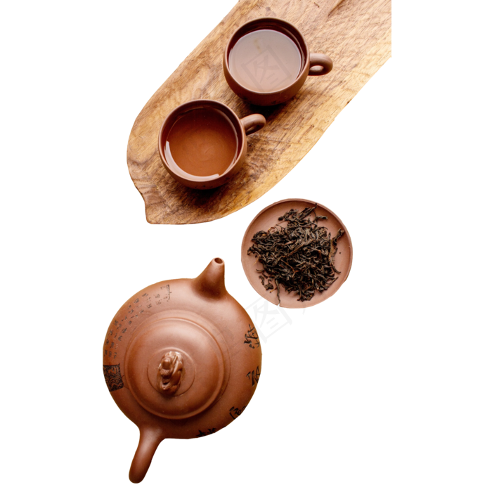 茶杯茶叶茶道,免抠元素