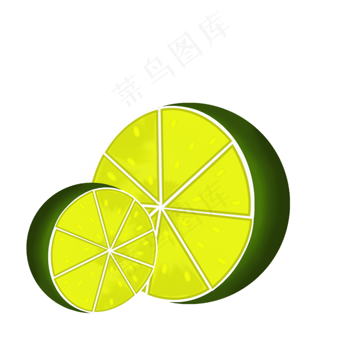 绿色柠檬水果