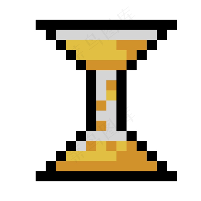 像素风格沙漏图标