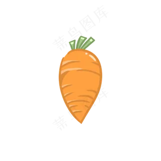 处暑蔬菜胡萝卜商用元素