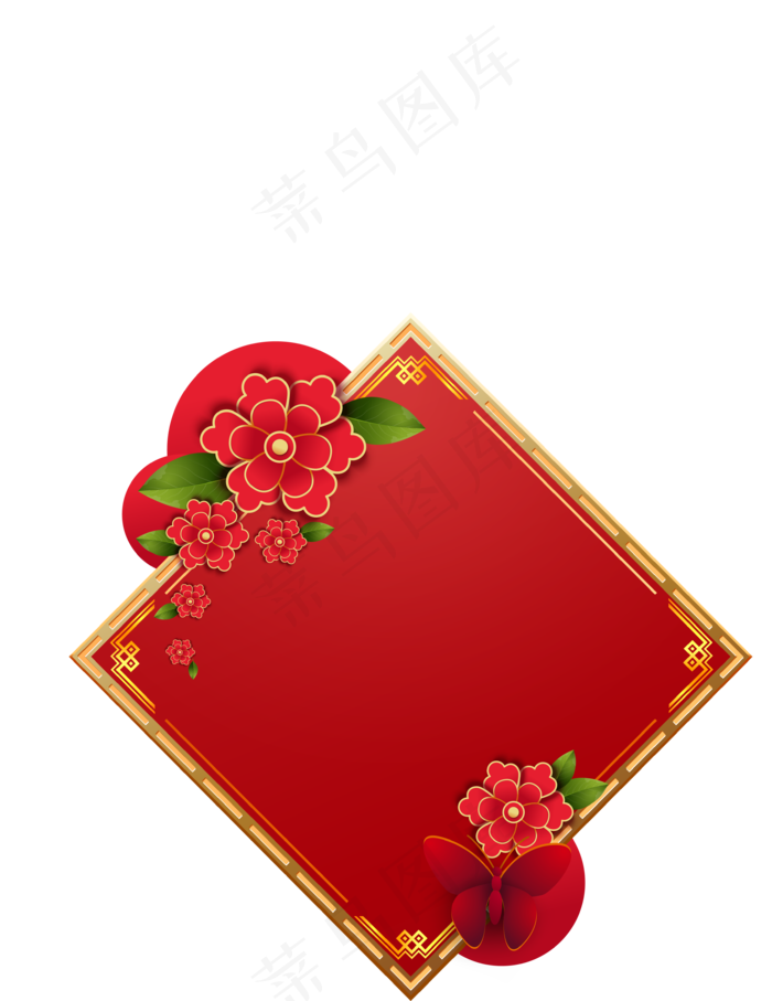 矢量手绘中国风边框(3477*4507px 300 dpi )ai矢量模版下载