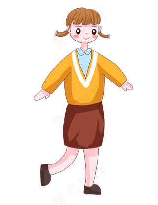 五四青年节女学生