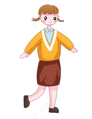 五四青年节女学生