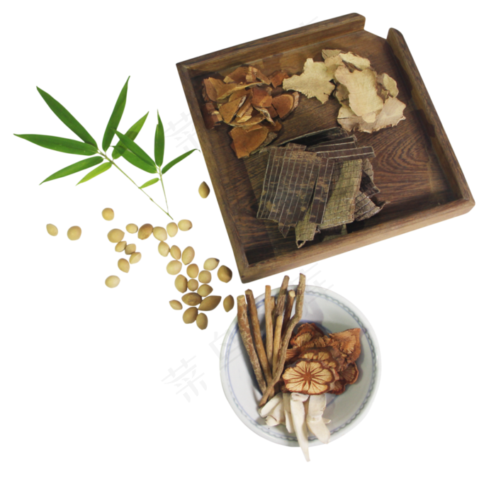 中药药材组合,免抠元素