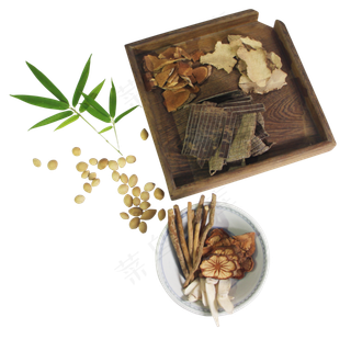中药药材组合,免抠元素
