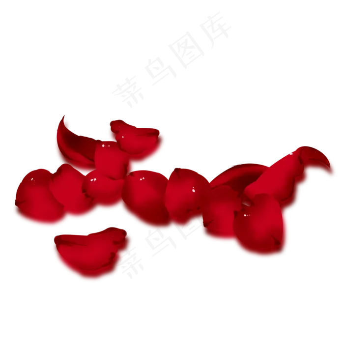散落地上免扣的玫瑰花瓣(2000X2000(DPI:299))psd模版下载