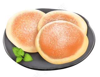 美食手绘法式松饼,免抠元素