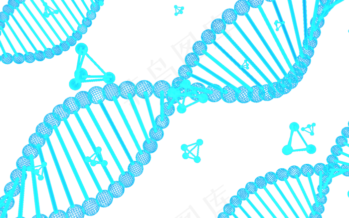 医疗DNA链图片,免抠元素