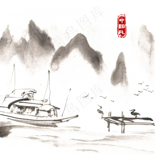 中国风意境山水