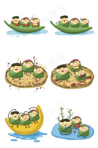 端午节粽子一家人的美好时光